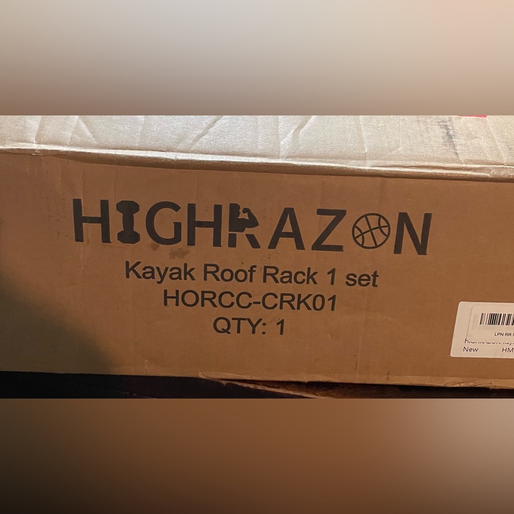 1 set kayak roof rack